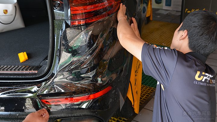 保時捷卡宴全車貼UPPF優(yōu)帕漆面保護膜|隱形車衣